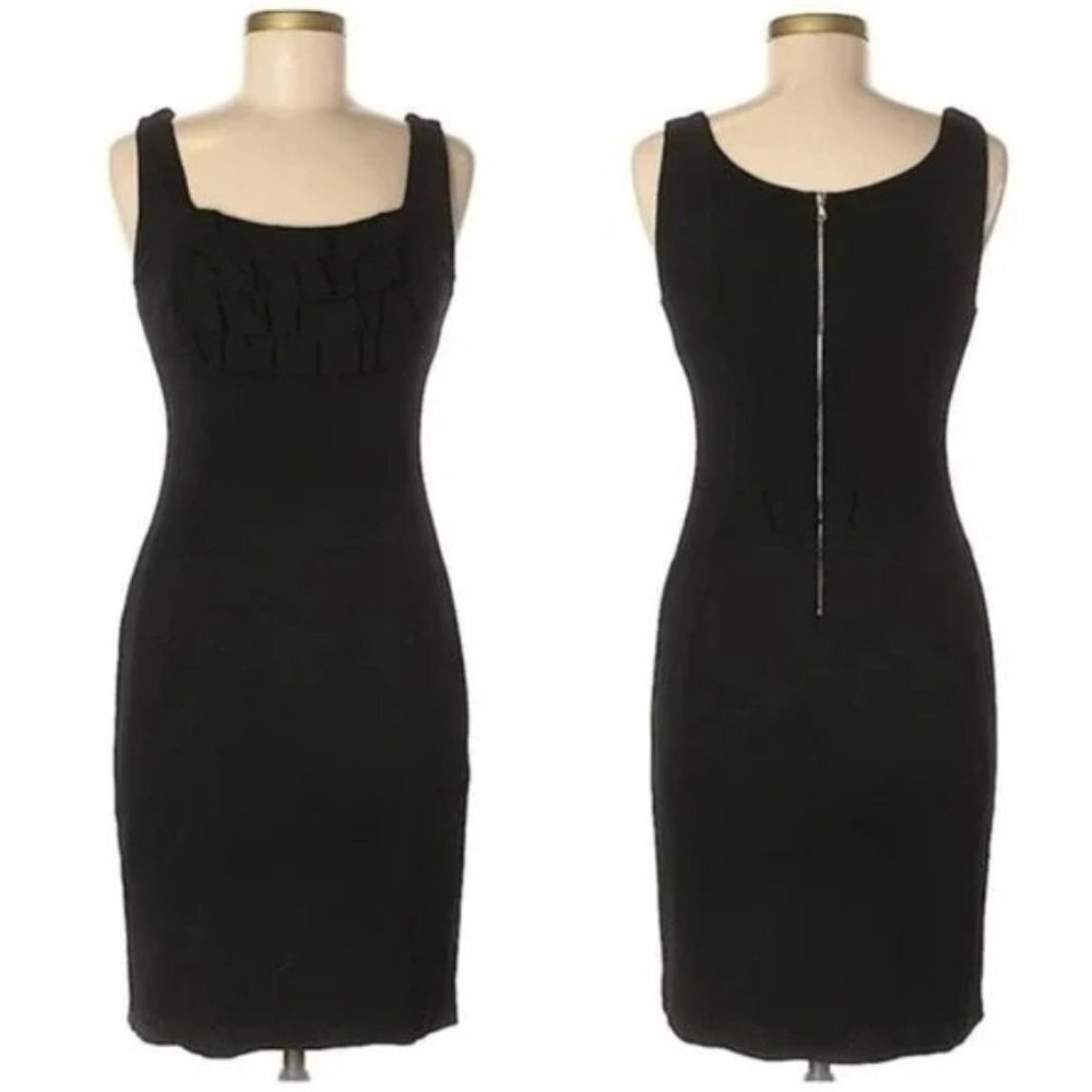 Yoana Baraschi  Ruffle Black Dress — Size 8 -- NWTS